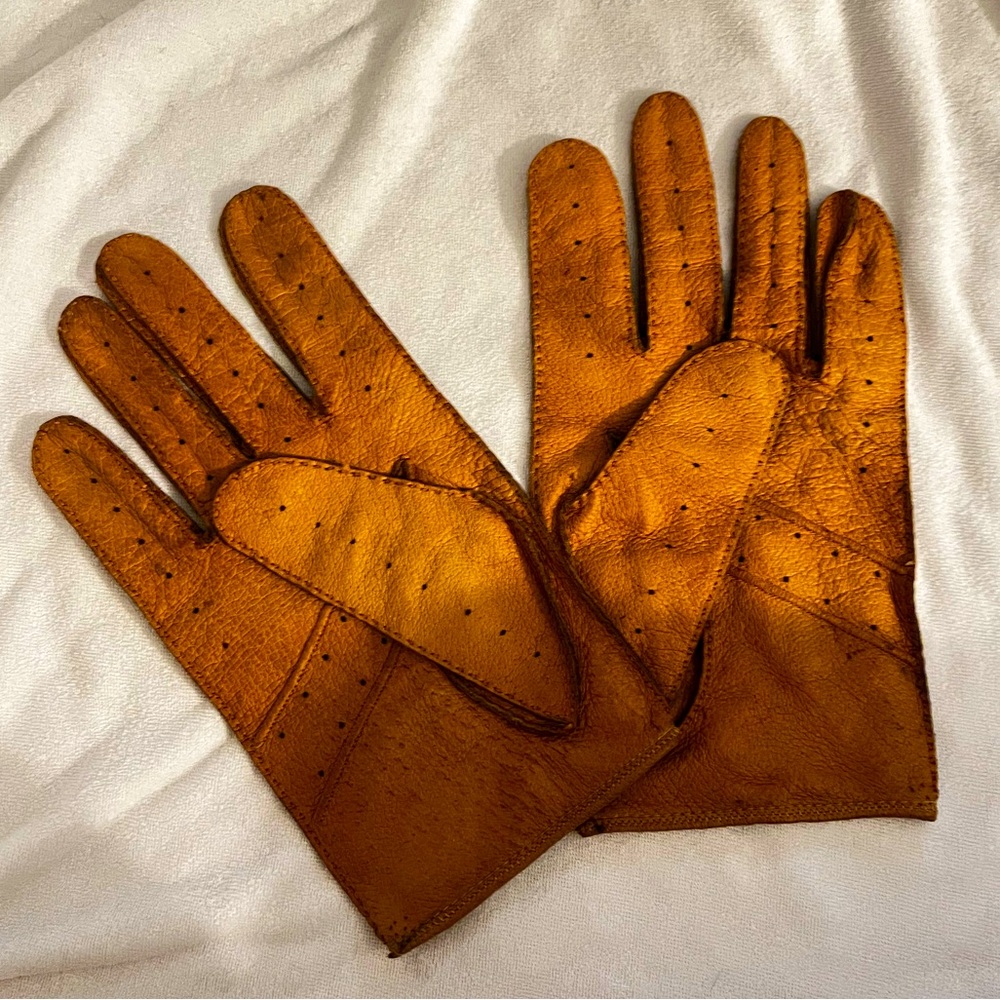 Vintage Genuine Leather Italian Driving Gloves